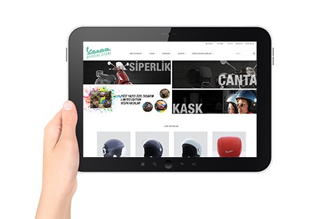 Vespa Store Turkey Web Sitesi