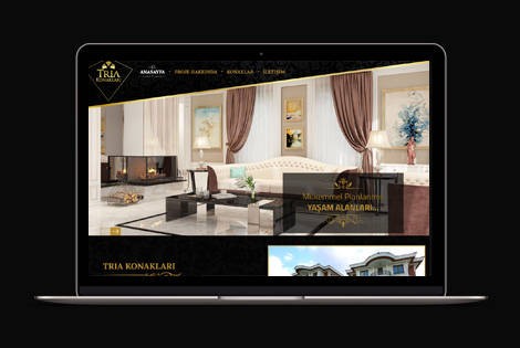 Tria Konakları Web Sitesi